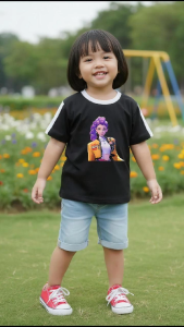 Kaos Anak List Kpop Demon Hunters Rumi 3 -10 Tahun Baju