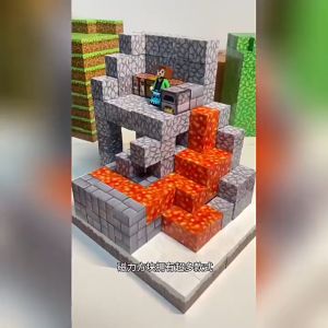 My World Merchandise Blok Magnetik Mainan DIY Budak Mini Set Bina Puzzle Pendidikan Hadiah Kanak Kanak Lelaki Magnetic Blocks Mini Puzzle Toy Magnetic Brick Set Educational Gift for Boys Kids DIY Construction 我的世界磁力积木拼装磁铁方块磁吸拼图益智玩具儿童男孩创意小礼物迷你积木组 A433