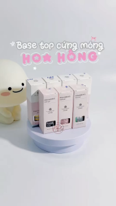 Sơn gel Hoa Hồng 15ml Chính Hãng (Chai) base top cứng móng sơn gel thạch làm nail
