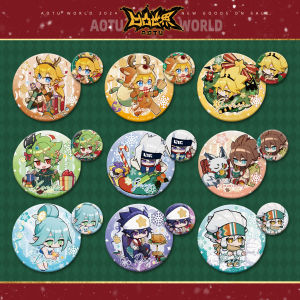Christmas Eve Series Q Version Iron Badge Biji Set at World Seven Creative Society Collectible Pins Preorder Anime Themed