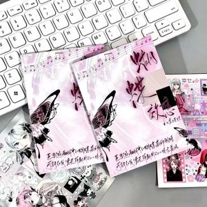 New Cute Japanese Anime Sticker Book Girl Diary Phone Case DIY Scrapbook Sticker Kawaii Decorative Sticker Childrens Cute Gift