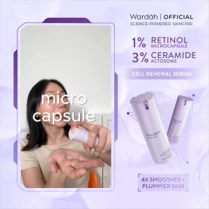 Wardah Renew You 1% Retinol Microcapsule Ceramide Cell Renewal Serum Serum Retinol Untuk Kulit Kombinasi Perawatan Kulit Anti Aging - Lazada