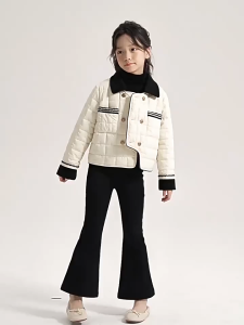 Girls high-waisted stretch bell pants dance bell pants wide-leg pants childrens trousers parent-child trousers