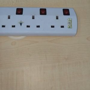 [0.8M] Worthbuy 3 Pin UK Plug Cable Power Supply Cord Cooker Printer Desktop PC Cable Fused Socket Wayar Kabel Komputer