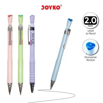 ( 1 PACK ) Mechanical Pencil Pensil Mekanik Joyko MP-53 2.0 mm 1 PACK ISI 12 BIJI