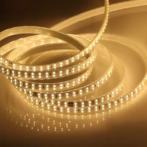 2-20M High Brightness LED Light Strip Outdoor Waterproof High Voltage 220V Can Be Cut 2835 Flexible Light Strip