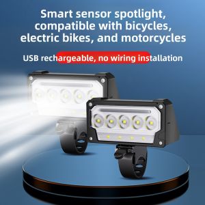 FLAME LIGHT | Wireless Installation Super Bright Electric Bike Headlight