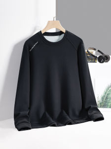CHAFEI | Áo Hoodie Cổ Tròn Nam 100% Màu Đơn Giản Phong Cách Casua Thoáng Mát