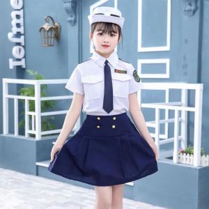 Bộ Trang Phục Thể Thao Trẻ Em Tay Ngắn Thiết Kế Hải Quân Bộ Trang Phục Biểu Diễn Cho Học Sinh Trung Học Và Tiểu Học