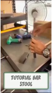 (PERABOT ANN) BAR STOOL / BAR CHAIR / DINING CHAIR / SOLID BAR STOOL / KERUSI BAR / KERUSI KAYU