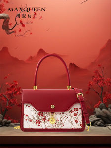 New Queen Extreme Large Capacity White Crossbody Bag Chinese Style Bamboo Knot New Middle Kingdom SONGJIN Handbag Womens Bag