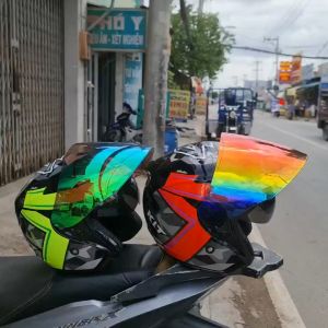 Nón bảo hiểm KLT FUXIA lên kính màu KYT cực chấtmũ bảo hiểm 3/4 KLT 2 kính lên kính màu KYT siêu đẹphàng chính hãngb