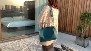 Style By Women Fashion Elegant Classy Vintage Premium PU Leather Travel Outing Sling Bag Shoulder Bag Crossbody Handbag Beg Wanita Murah - 9787