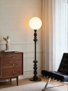 FANCY LAMP CLUB | Vintage Roman Column Floor Lamp