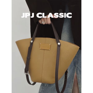 jpj | กระเป๋าถือหนังวัวชั้นบน JPJClassic ลายลิปสติก กระเป๋าสะพายไหล่ข้างเดียว กระเป๋าใส่ของสำหรับเดินทาง กระเป๋าถือแบบมีซิป