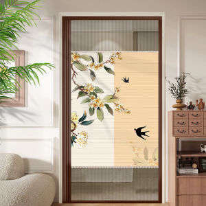 Mosquito-Proof Privacy Door Curtain Silent Partition Home Use Bedroom Hanging Curtain Indoor Entrance Cloth Curtain