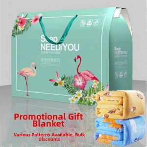 Gift Promotional Air Conditioning Blanket Thickened Flannel