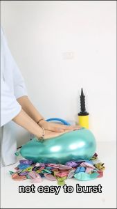 Daleo Balon Latex Chrome 50Pcs Super Elastis Tebal Warna Metalic Campur