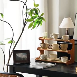 ชั้นวางของอเนกประสงค์ ชั้นวางแก้วน้ำ เครื่องปรุง minimal สำหรับวางของบนโต๊ะ