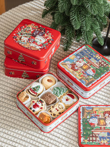 zber | Christmas Cookie Biscuit Packaging Tin Box Maotie