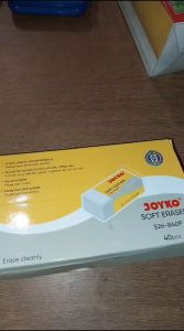 Penghapus Pensil Joyko Kecil / Pack isi 40pcs