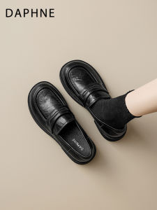 Daphne | Women Slip On Black Loafers Easy Wearable
