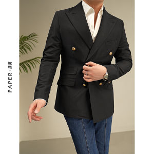 Gentleman Double-Breasted Non-Iron Blazer