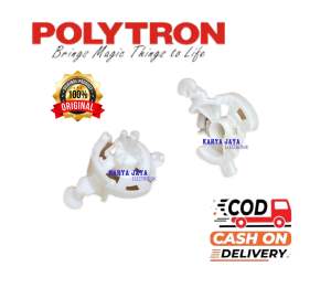 BRAKET / BRACKET + SELEKTOR TIMER PEMBUANGAN AIR MESIN CUCI POLYTRON MODEL OVAL
