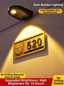 Solar Powered Outdoor Wall Light for Home Decor and Entrance Illumination