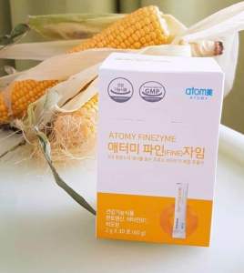 Men tiêu hóa tự nhiên tăng hấp thu chất dinh dưỡng vào ruột non và chuyển hóa thành vitamin khoáng chất nuôi cơ thể - Atomy Finezyme (2g x 30 gói)