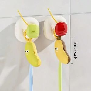 กล่องใส่แปรงสีฟันแบบพกพาสำหรับเดินทาง ลายกล้วยน่ารัก พร้อมช่องเก็บหัวแปรง ดีไซน์สร้างสรรค์