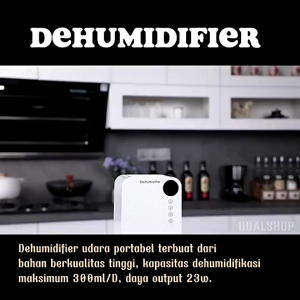 1100ML Dehumidifier Pembersih Penyerapan Kelembapan Pengering Ruangan Kamar Large Capacity Dehumidifier  Portable Air  Anti Lembab Purifier Moisture Absorber Cocok untuk Rumah Kamar Tidur dan Kamar Mandi