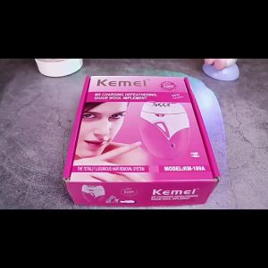 Máy Triệt Lông Kemei 189A Dành Cho Nữ Sạc Được Không Đau Loại Bỏ Lông Toàn Thân Dùng Được Cho Vùng Bikini Nách Máy Cạo Điện