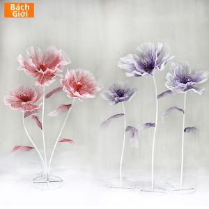 Realistic Colored Decorative Flowers