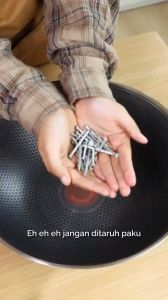 WOK CYPRUZ Unscratchable Fry Wok Stainless SUS 304 Wajan Kuali Anti Baret