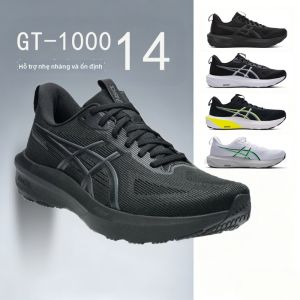 ASICS | Cushioning Breathable Mens Running Shoes GT-1000 14 Black