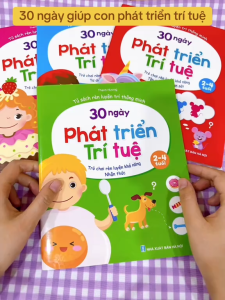 Sách 30 Ngày Phát Triển Trí Tuệ Dành Cho Trẻ 2-4 Tuổi - Tủ Sách Rèn Luyện Trí Thông Minh