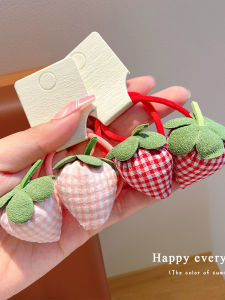 DUBAO | Durable Elastic Cute Strawberry Cartoon Hair Accessories