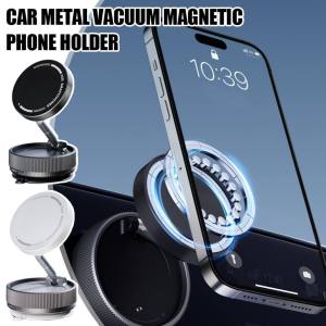 360°Adjustable Vacuum Suction Cup Magnetic Phone Holder Lazy Multi-functional Foldable Storage Holder Vacuum Suction Phone Holder