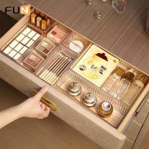 Cosmetic Drawer Storage Box Skin Care Products Organizing Box Shelf Dressing Table Built-in Separation Box