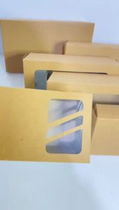 Dus Nasi Bok Kotak Box Makanan Food Grade Laminasi Anti Air & Anti Lengket isi 50 pcs