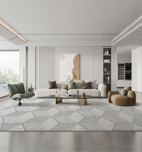 Modern Luxe Nordic Style Home Carpet
