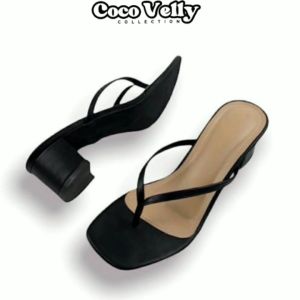 COCO VELLY - Diana Sandal Heels Wanita Hak 5 Cm Terbaru Tinggi 5cm Kekinian terlaris