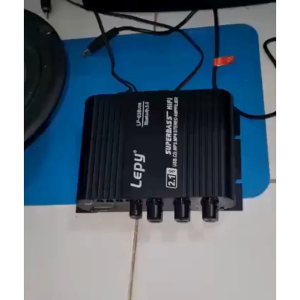 COD Lepy Audio Amplifier Bluetooth USB HiFi Sound Booster with Remote - LP-838USB + BONUS ADAPTOR