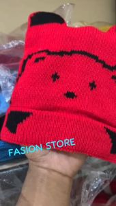 Topi Kupluk Bayi Motif Beruang & Karakter Beruang