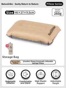 NatureHike | TPU Plush Inflatable Pillow Outdoor Travel