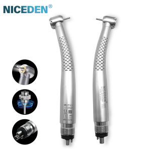 Dental 5LED High Speed Handpiece Air turbine 5 water jets Handpiece 2/4 Hole Scaler Ceramic Bearing shadowless lamp Dental tools