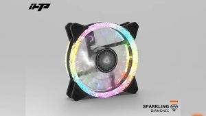 { "✨⚡️ พัดลมเคส Sparkling Diamond Fan Case 12 CM. ⚡️✨" }