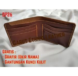 Dompet Kulit Pendek Pria Pull Up Premium Full Kulit Garut Handmade (DP26)