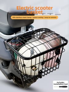 Rear Mounted Storage Basket for Electric Bikes